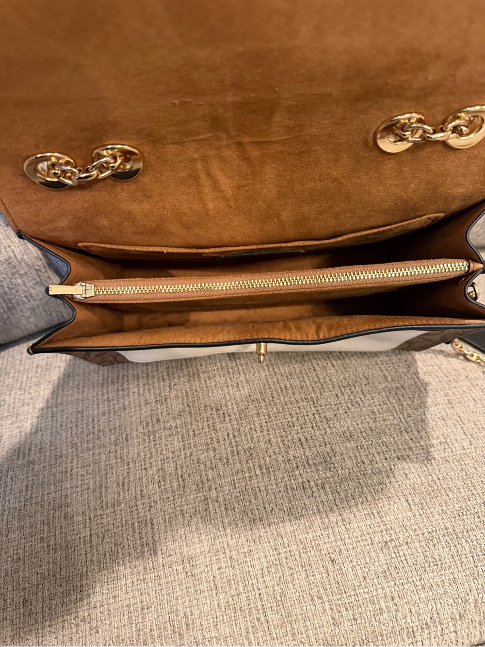 COACH Lane Shoulder Bag- Blocked Signature Canvas - Picture 11 of 15